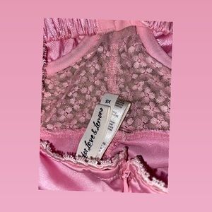 For Love & Lemons Pink Satin Dress✨✨